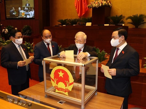 Нгуен Суан Фук избран президентом страны на 2021-2026 годы hinh anh 1