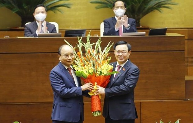 Нгуен Суан Фук избран президентом страны на 2021-2026 годы hinh anh 2