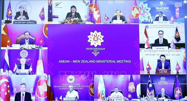 Встреча министров иностранных дел АСЕАН и Новои Зеландии: Тесная координация для поддержания и обеспечения мира, безопасности и стабильности в регионе hinh anh 2