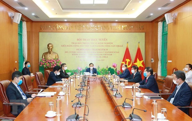 Коммунистическая партия Вьетнама и Коммунистическая партия Чили активизируют сотрудничество hinh anh 2