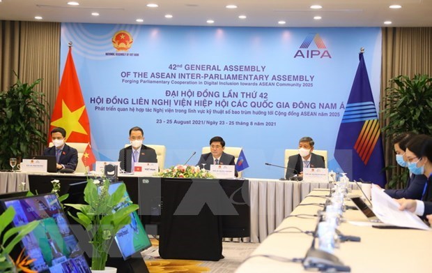 Генеральная Ассамблея AIPA-42: Продвигая применение цифровых технологии в решении социальных и экологических проблем hinh anh 1
