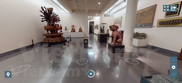 Национальныи музеи изобразительных искусств запускает 3D-тур на вьетнамском и англииском языках hinh anh 1