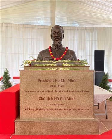 Торжественная церемония закладки памятника Президенту Хо Ши Мину в Нью-Дели hinh anh 2