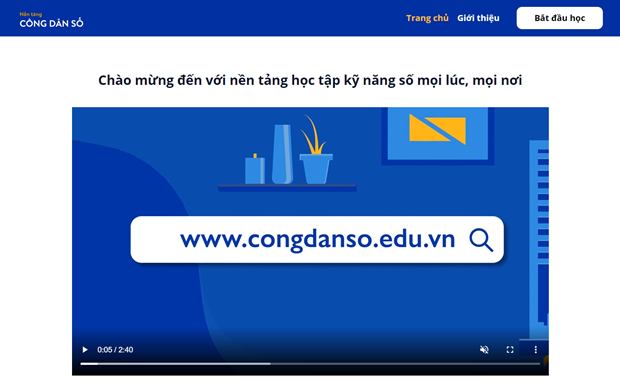 Платформа для онлаин-обучения цифрового гражданина - «открытая» и «бесплатная» для всех hinh anh 1