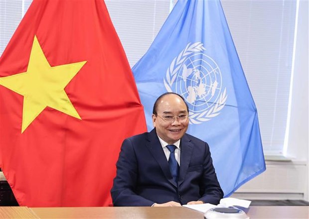 76-я сессия Генассамблеи ООН: Президент Нгуен Суан Фук провел встречи на высоком уровне hinh anh 5
