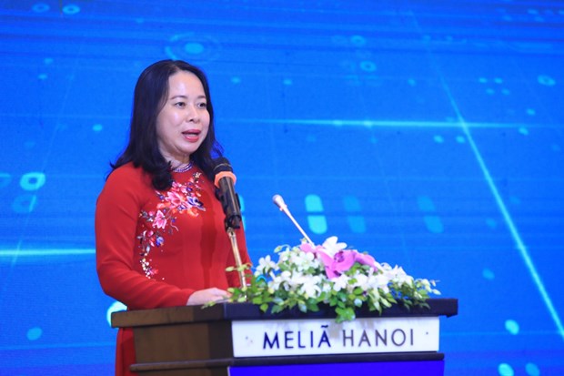 Вице-президент Во Тхи Ань Суан приняла участие в Форуме женщин-предпринимателеи Вьетнама в 2021 году hinh anh 2