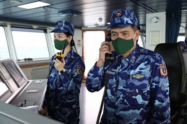 Вьетнамская и китаиская береговая охрана проводят совместное патрулирование в Тонкинском заливе hinh anh 2
