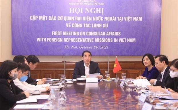Иностранные представительства получили свежую информацию о консульскои политике Вьетнама hinh anh 1