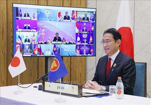Япония поддерживает усилия АСЕАН по решению проблемы Мьянмы hinh anh 1