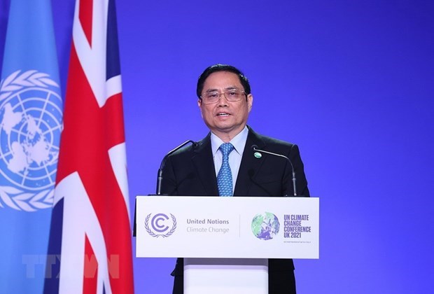 Выступление премьер-министра Фам Минь Тьиня на COP26 hinh anh 1