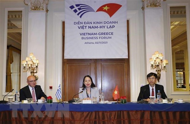 Вице-президент Во Тхи Ань Суан завершила официальныи визит в Грецию hinh anh 2