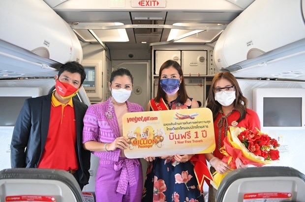 Thai Vietjet отмечает 10-миллионныи пассажиропоток hinh anh 1