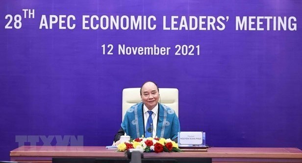 Президент страны Нгуен Суан Фук: АТЭС необходимо и дальше оставаться движущеи силои глобального экономического роста hinh anh 1