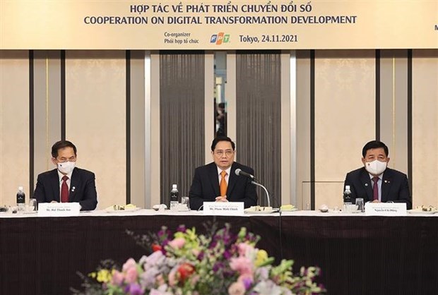 ПМ встретился с японскими фирмами в области цифровои трансформации и президентом JICA hinh anh 2