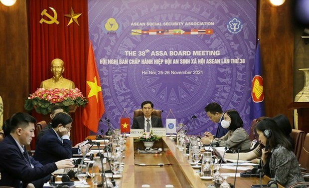 Вьетнам принял участие в 38-м заседании правления Ассоциации социального обеспечения АСЕАН hinh anh 1