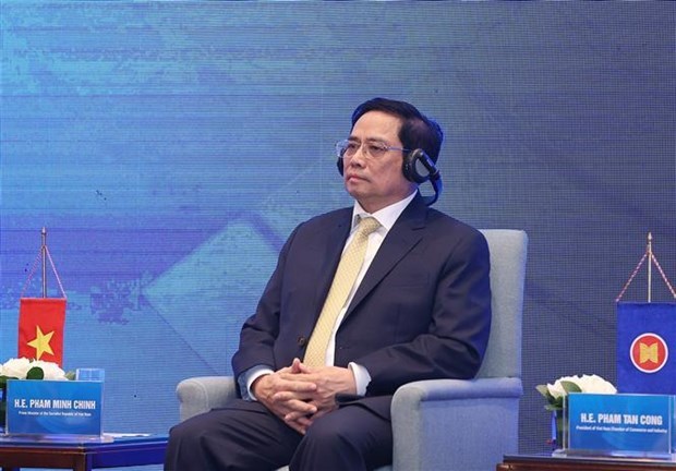 Форум высокого уровня АСЕАН по субрегиональному сотрудничеству: Премьер-министр Фам Минь Тьинь обозначил 3 приоритета hinh anh 2