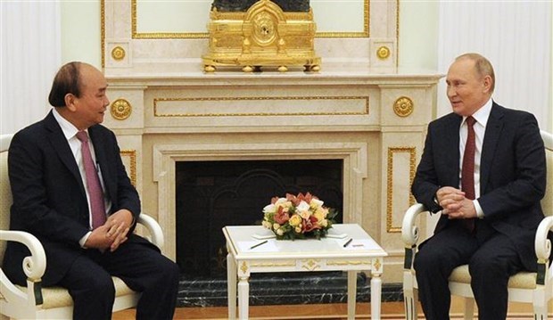 Президент Вьетнама Нгуен Суан Фук провел переговоры с президентом России Владимиром Путиным hinh anh 2