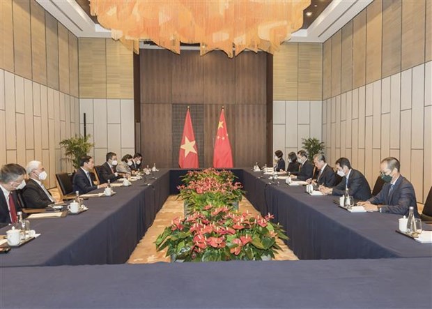 Вьетнам и Китаи стремятся укрепить двусторонние отношения hinh anh 1