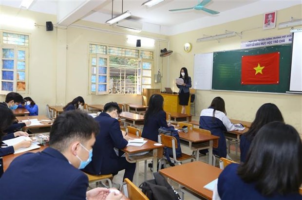 Ханои: возобновление посещения школ проходит в рамках мер по предотвращению пандемии hinh anh 2
