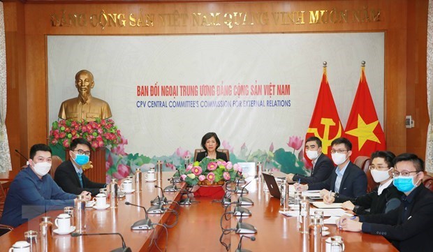 Вьетнамская делегация посетила внеочередную телеконференцию коммунистических и рабочих партии hinh anh 1