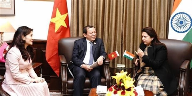 Вьетнам и Индия расширят культурное сотрудничество и сотрудничество между людьми hinh anh 1