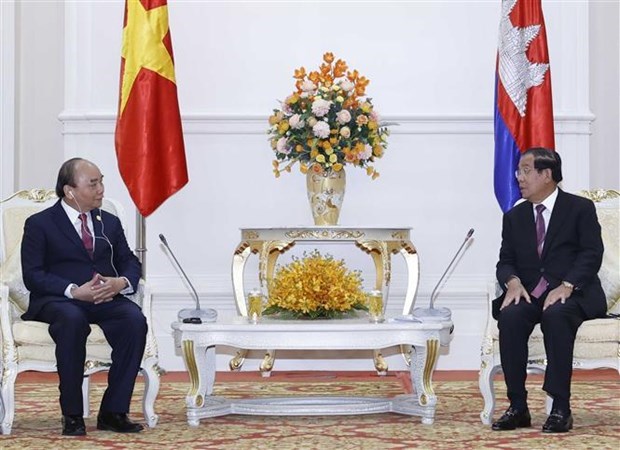 Вьетнам и Камбоджа выступили с совместным заявлением hinh anh 2