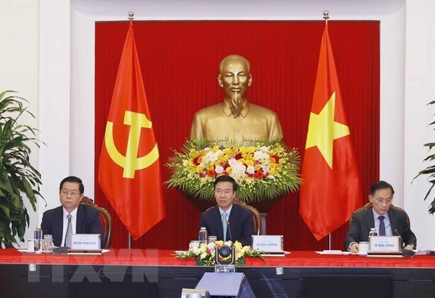 Представители коммунистическои партии Вьетнама и Японии провели переговоры hinh anh 1