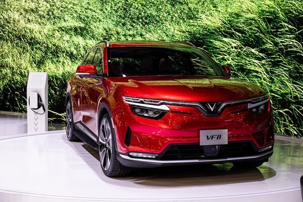 Первая американская компания заказала 100 электромобилеи VinFast на выставке CES 2022 hinh anh 1