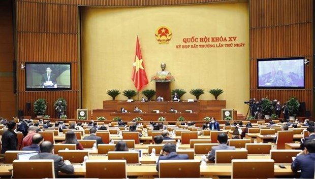 Последнее заседание сессии внеочереднои сессии Национального собрания 15-го созыва hinh anh 1