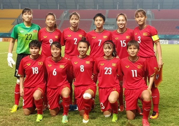 Женская сборная по футболу прибыла в Индию на финал Кубка Азии hinh anh 2