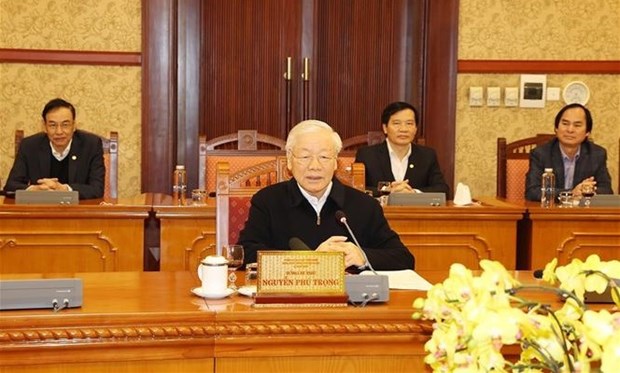 Генеральныи секретарь Нгуен Фу Чонг: Восстановление очнои учебы должно обеспечить абсолютную эпидемическую безопасность hinh anh 1