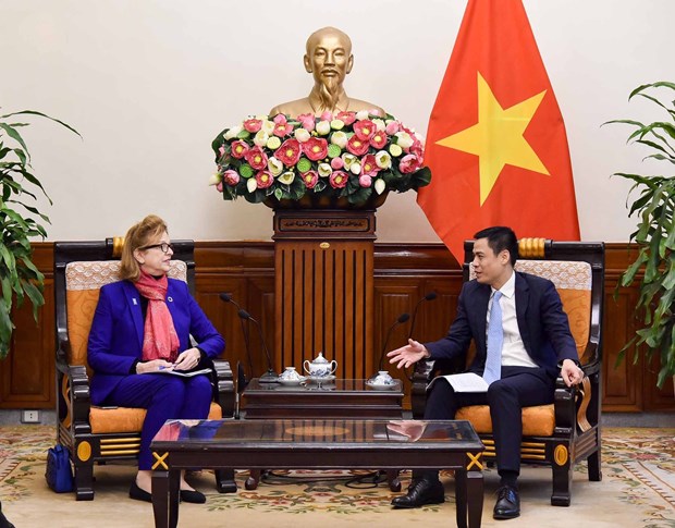 Заместитель министра иностранных дел Данг Хоанг Жанг отметил сотрудничество с ПРООН и ЮНФПА во Вьетнаме hinh anh 1