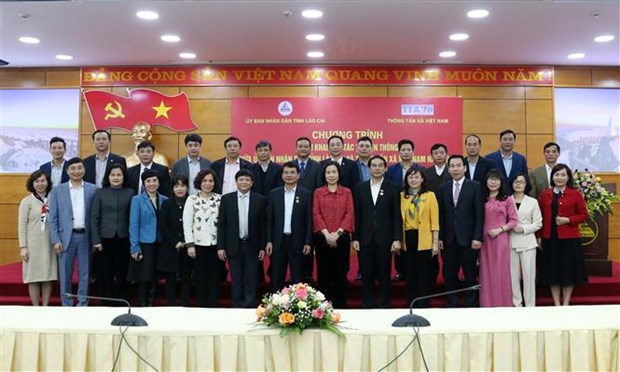 Вьетнамское информационное агентство и провинция Лаокаи укрепляют коммуникационное сотрудничество hinh anh 1