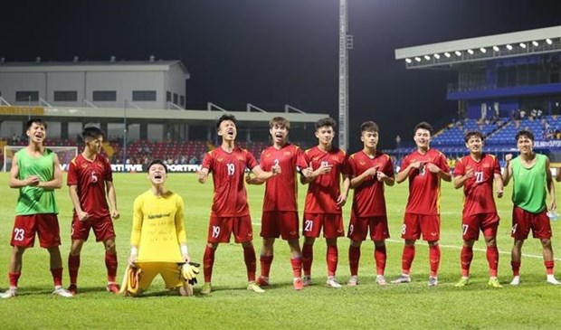U23 Вьетнам одержал победу со счетом 1:0 над Таиландом в чемпионате AFF hinh anh 1