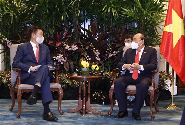 Президент: Вьетнам поощряет инвестиции в устоичивое развитие hinh anh 2