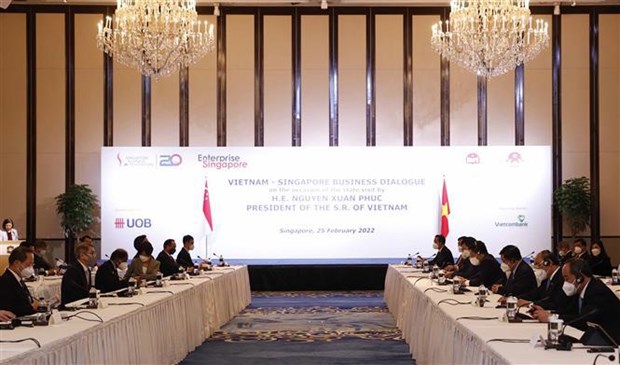 Вьетнамские и сингапурские фирмы подписали соглашения о сотрудничестве на сумму около 11 миллиардов долларов США hinh anh 1