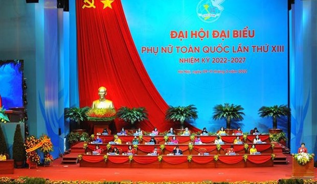 Торжественно открылся 13-и национальныи Съезд женщин hinh anh 2