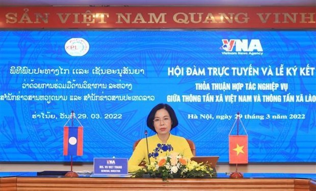 Укрепление сотрудничества в области информации и пропаганды вьетнамско-лаосскои дружбы hinh anh 1