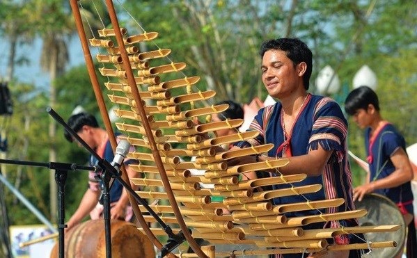 Впервые представлены 100 традиционных музыкальных инструментов вьетнамских этнических групп hinh anh 1