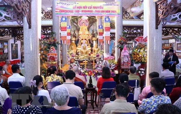 Традиционные новогодние праздники Лаоса, Таиланда, Камбоджи и Мьянмы отмечаются в Хошимине hinh anh 1
