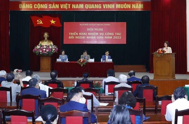 Конференция определила задачи народнои дипломатии на 2022 год hinh anh 1