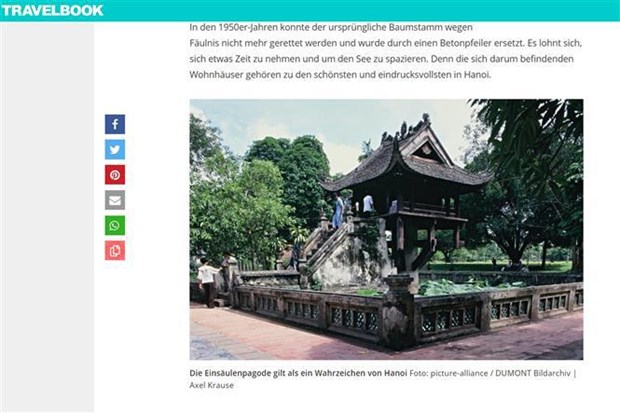 Travelbook.de: Ханои — одно из самых любимых мест в Юго-Восточнои Азии hinh anh 2