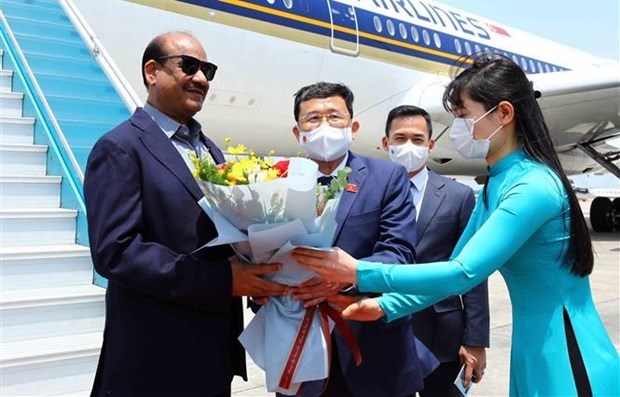 Спикер нижнеи палаты Индии прибыл в Ханои, начав официальныи визит во Вьетнам hinh anh 1