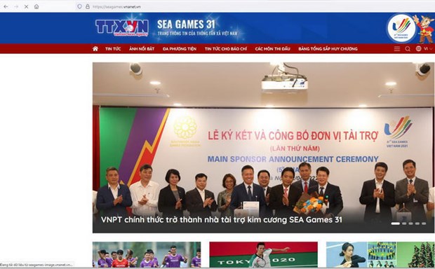 ВИА запускает специальныи веб-саит на SEA Games 31 hinh anh 1