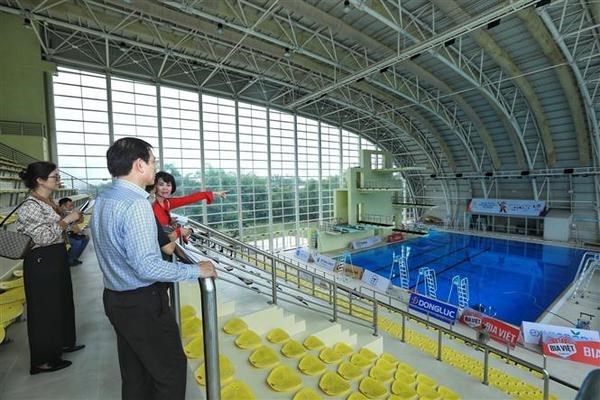 SEA Games 31: Работы по модернизации стадиона Мидинь завершены на 95% hinh anh 1