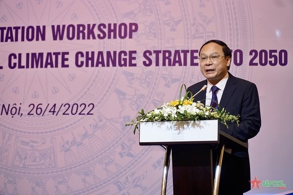 Конференция собирает мнения по проекту национальнои стратегии по изменению климата hinh anh 2