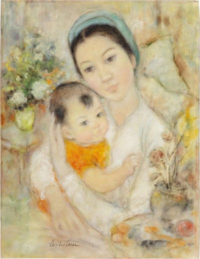 Картина вьетнамского художника продана за 529.200 евро на арт-аукционе hinh anh 1