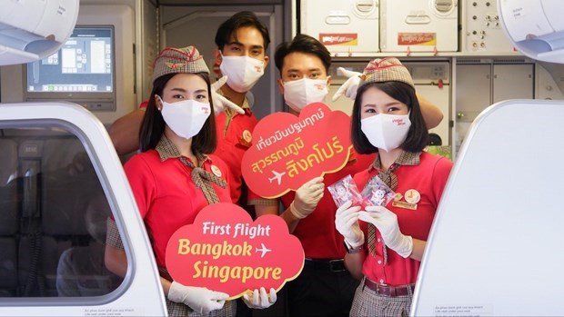 Thai Vietjet запустил реис Бангкок-Сингапур hinh anh 2