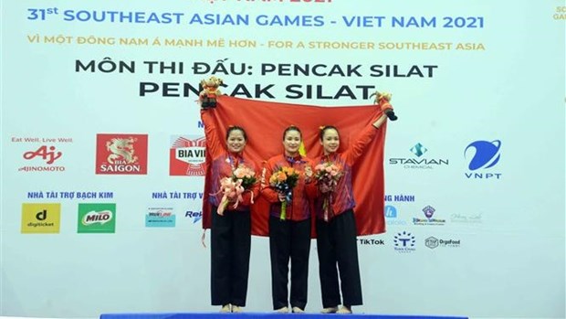 SEA Games 31: Вьетнам завоевал первое золото в пенчак-силат hinh anh 1