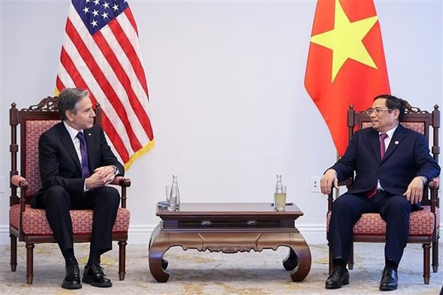 Премьер-министр Фам Минь Тьинь принял госсекретаря США hinh anh 1